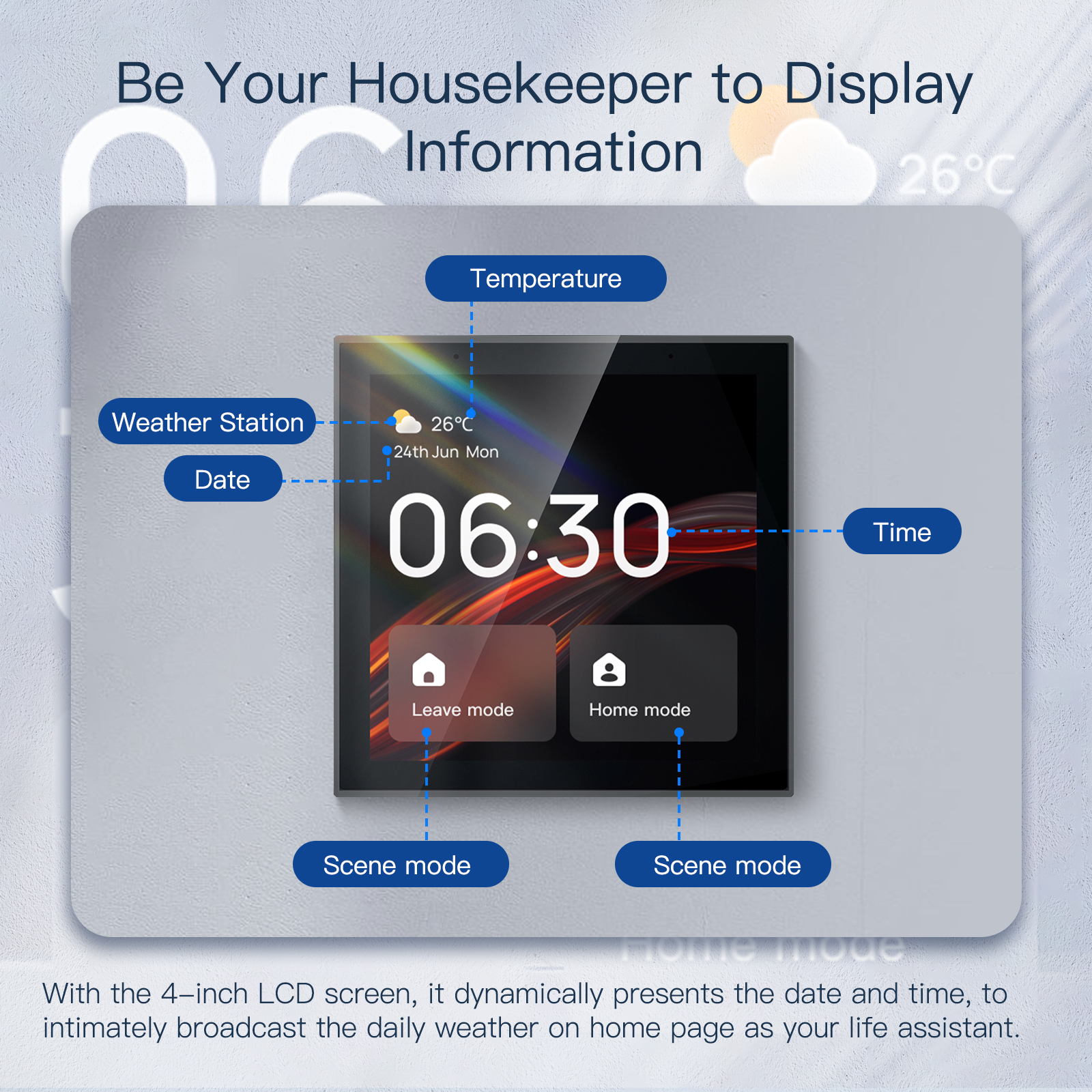 2026 ゴールデンセキュリティ TPP01 4インチスマー - Smart Home Voice Assistant のレビューと価格