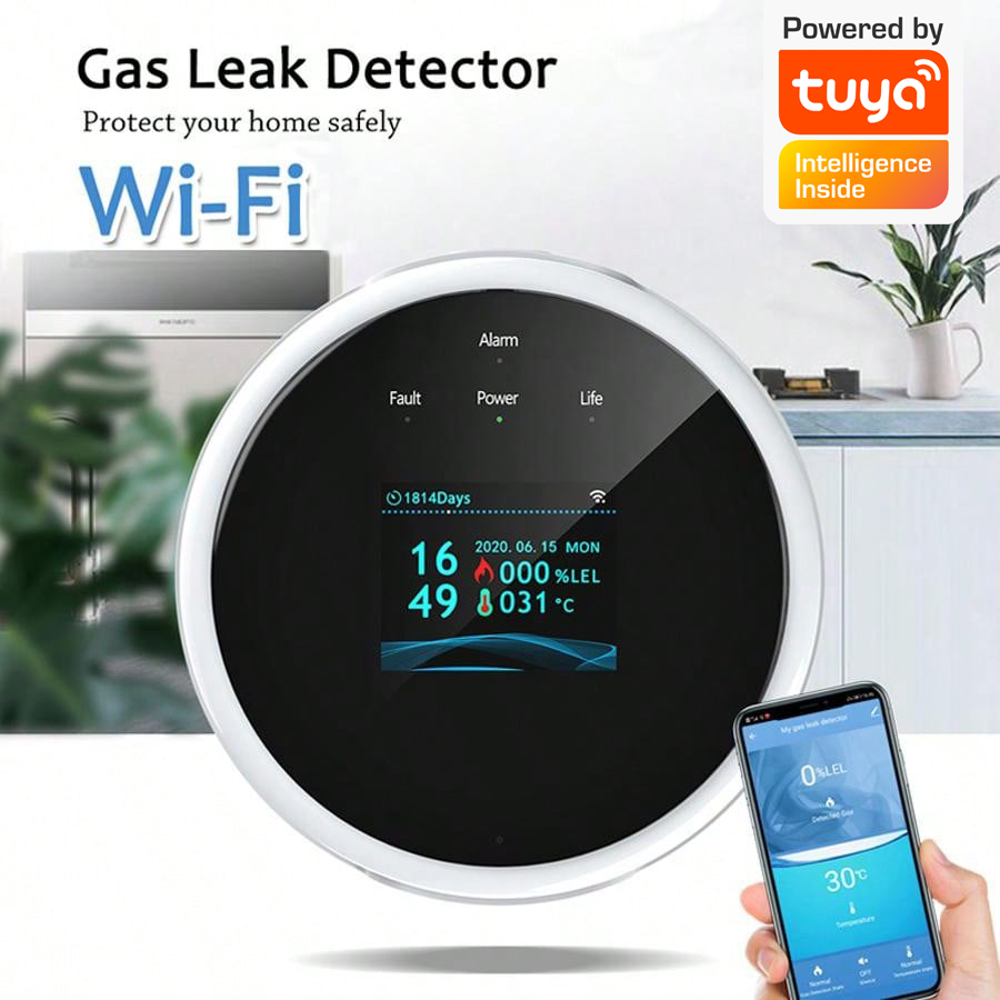 2.4G WiFi ガス警報センサー可燃性ガス検知器は Tu - Smart Home Full System のレビューと価格