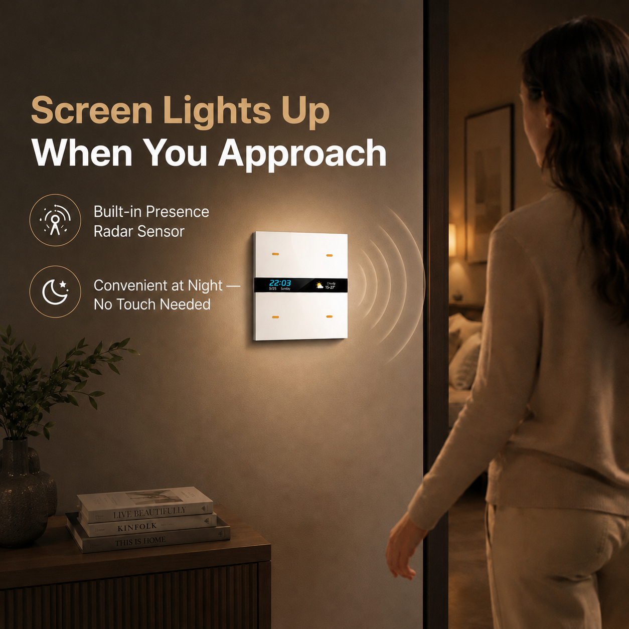 M8 Pro Zigbeeスマートスイッチパネル 4連 Tu - Smart Home For Living のレビューと価格