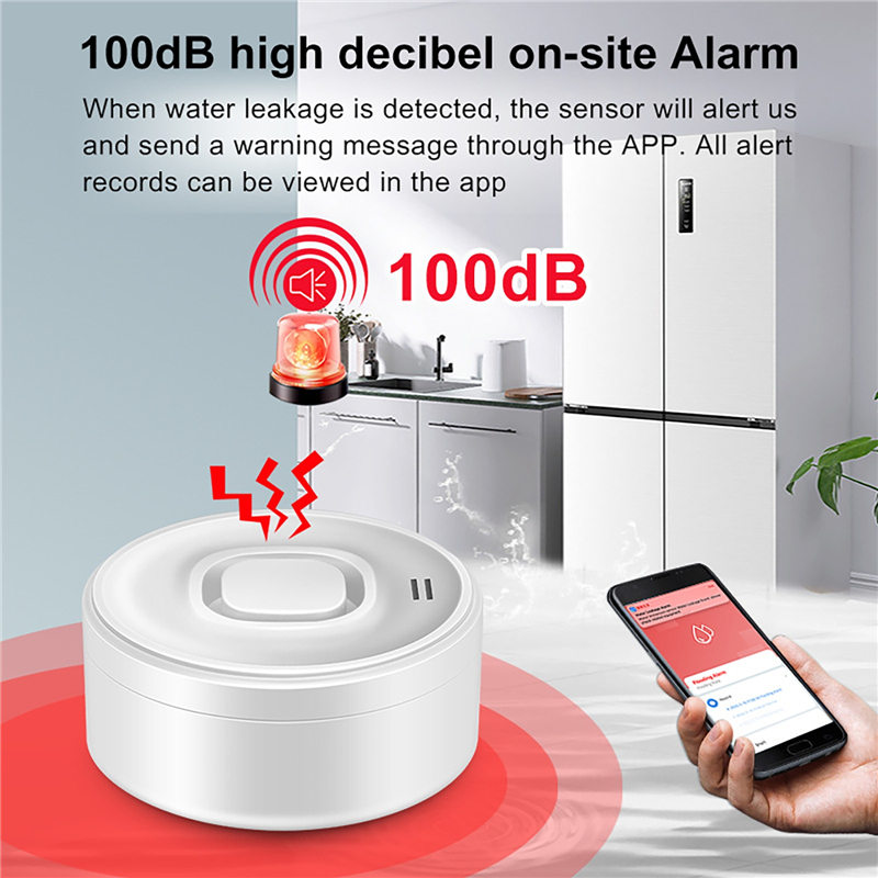 スマートWIFI水漏れ検知器 100dB大音量アラーム リモ - Wifi Water Sensor のレビューと価格
