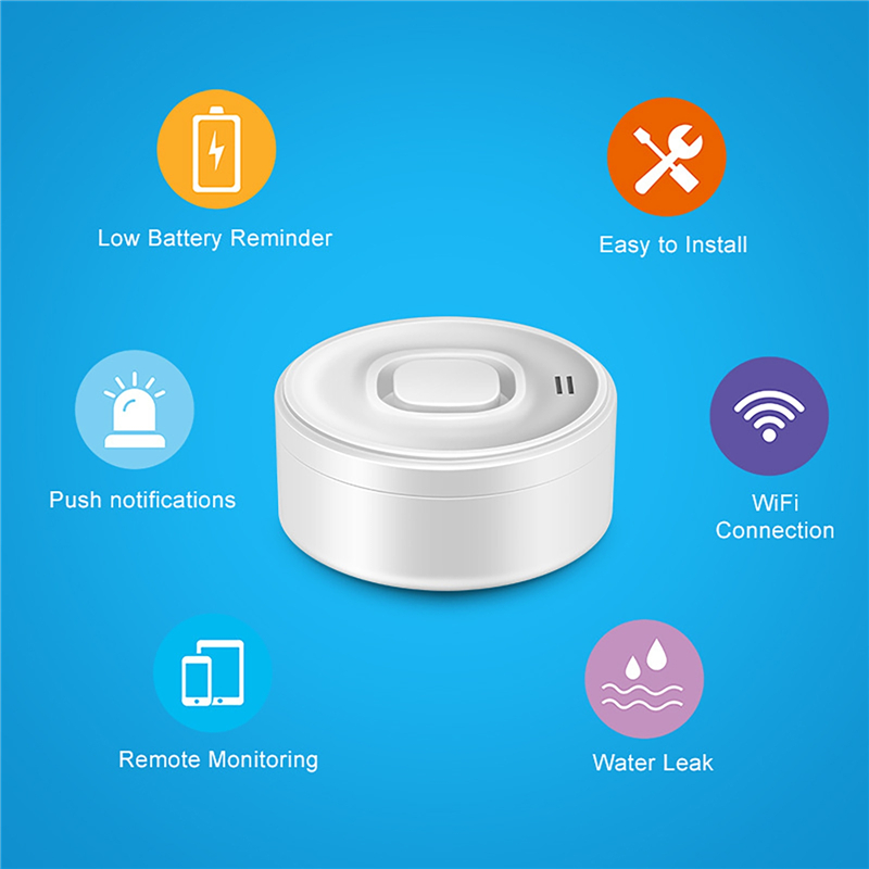スマートWIFI水漏れ検知器 100dB大音量アラーム リモ - Wifi Water Sensor のレビューと価格