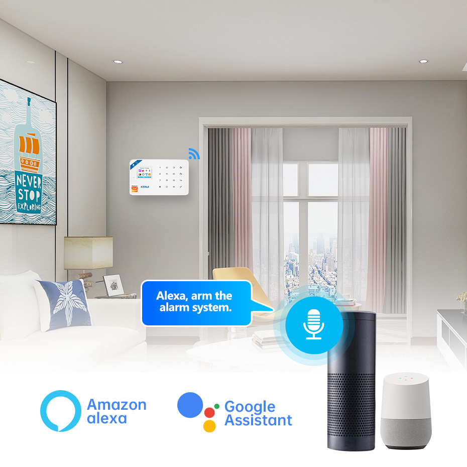 KERUI セキュリティ警報システムキット W184 4G  - Smart Home Vimar のレビューと価格