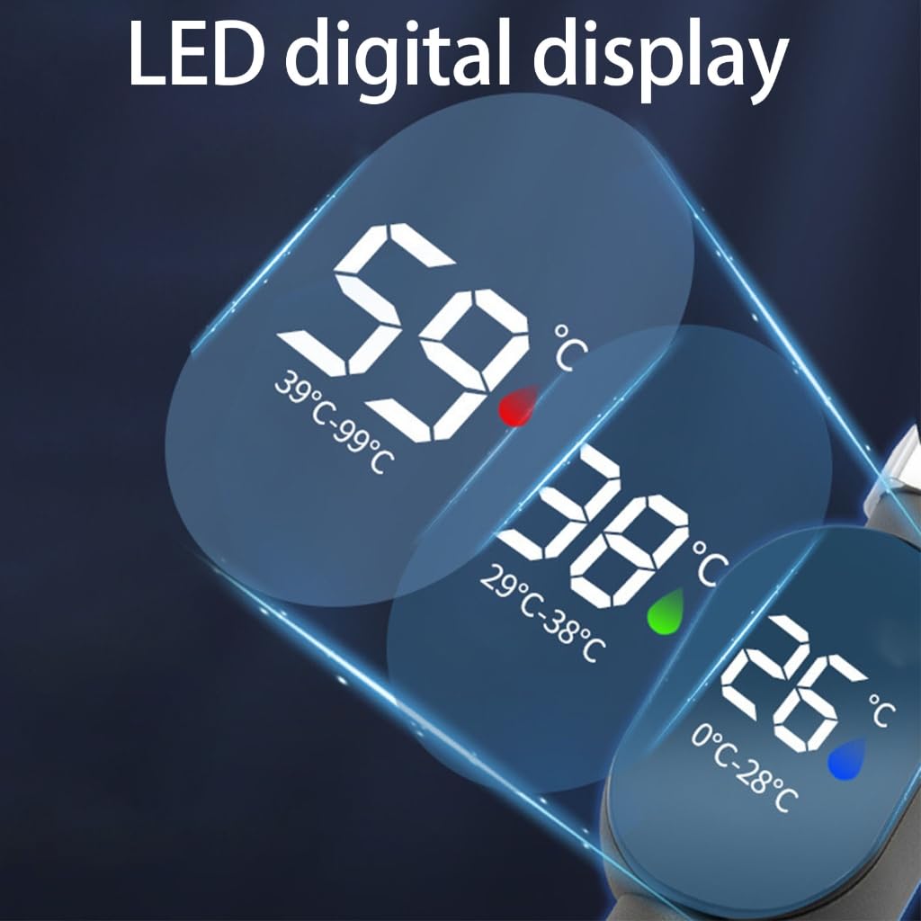 黒いバスルーム LED ディスプレイ 0 ℃ ~99 ℃   - Smart Home Display のレビューと価格