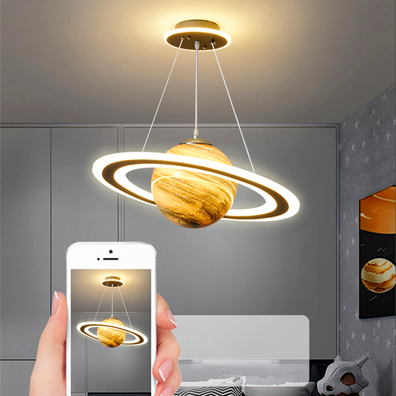 家の装飾ペンダントランプ寝室用モダンシャンデリア天井ランプイ - Smart Home Interior のレビューと価格
