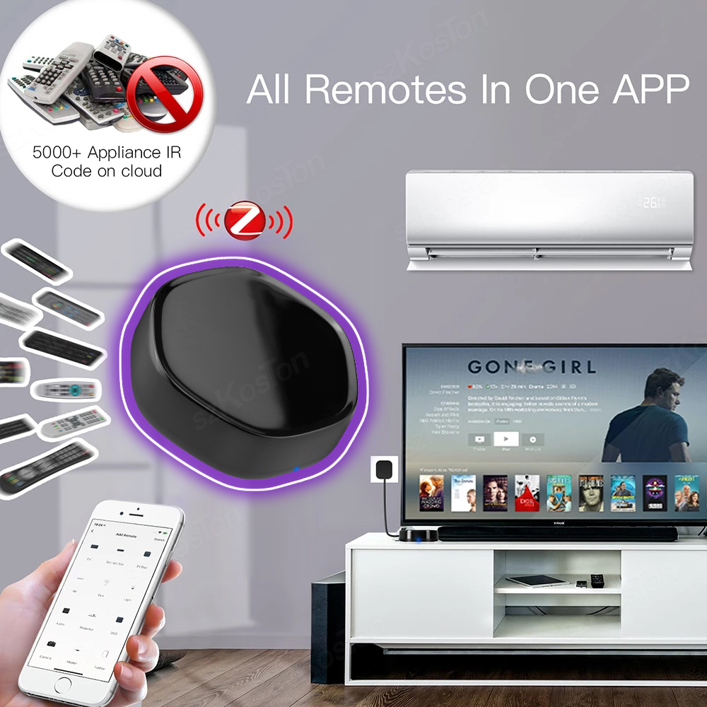 Tuya-ホームマルチモードゲートウェイハブ,irリモートコ - Smart Home Voice Assistant のレビューと価格