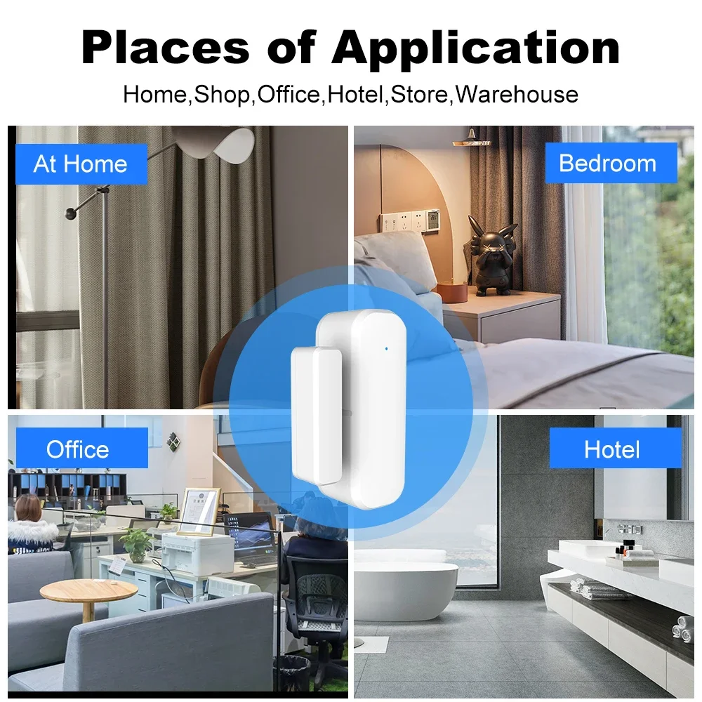 ZigBee ドアウィンドウセンサー ワイヤレス磁気警報器  - Wireless Door Sensor のレビューと価格