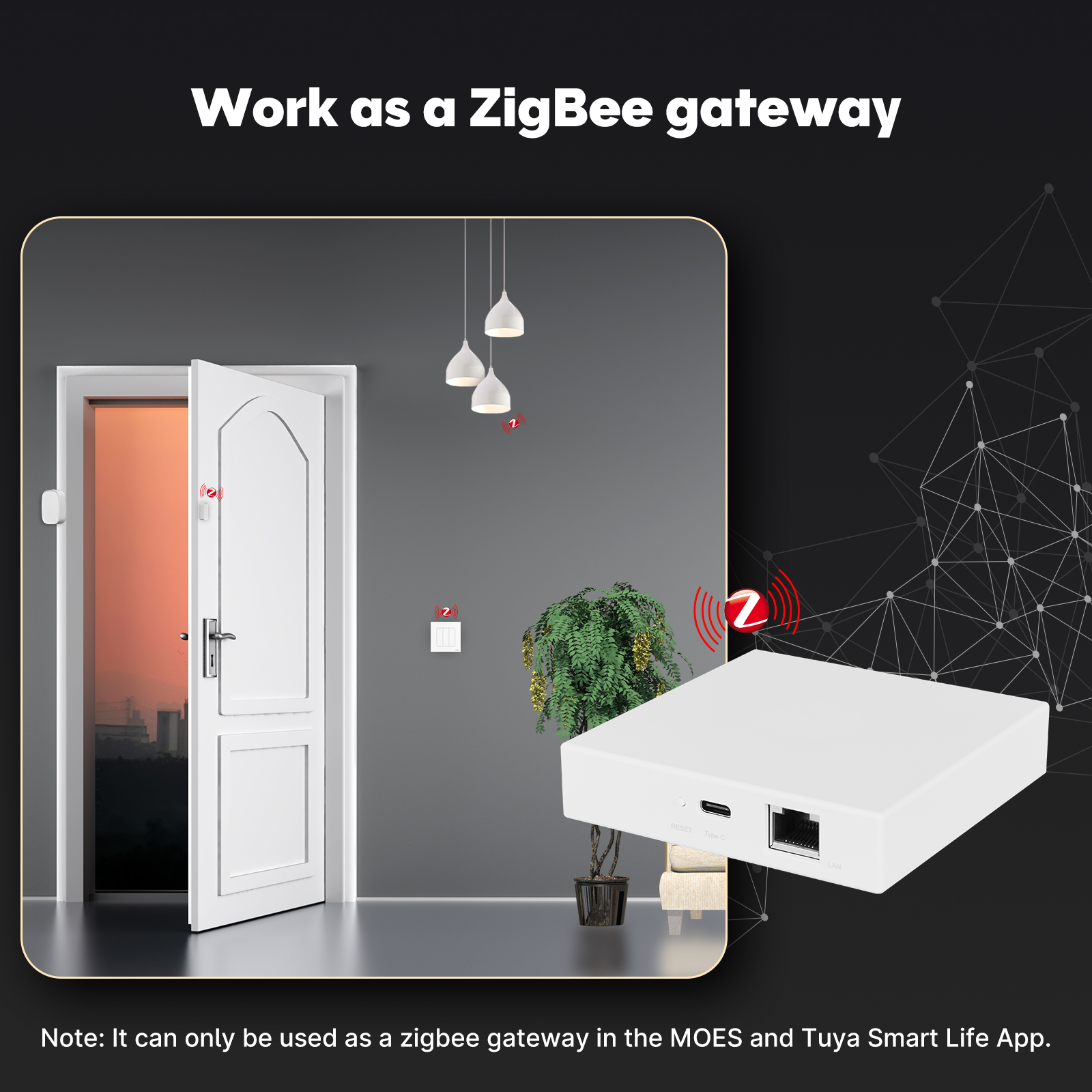 MOES Tuya ZigBee Matter Thread - Smart Home Vimar のレビューと価格