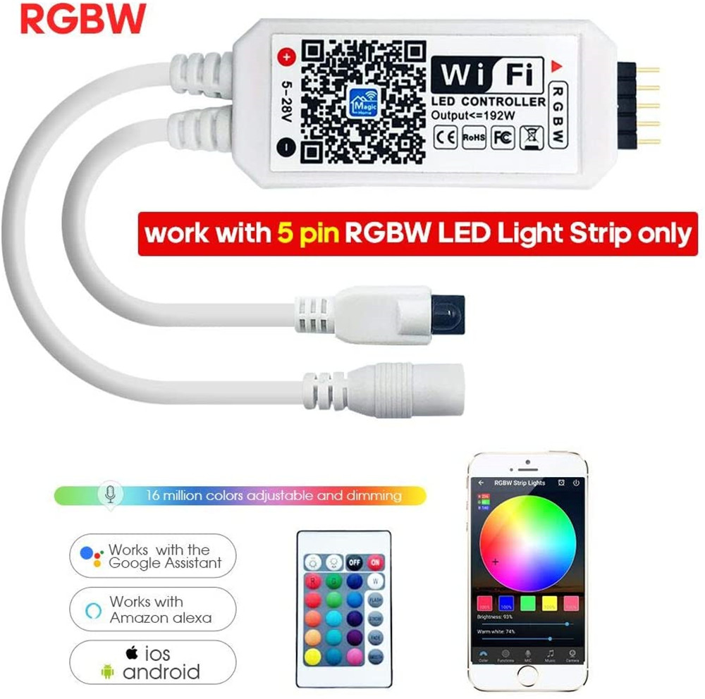 DC12V RGBW/RGBWW Wifi LED コントロ - Wifi Led Dimmer のレビューと価格