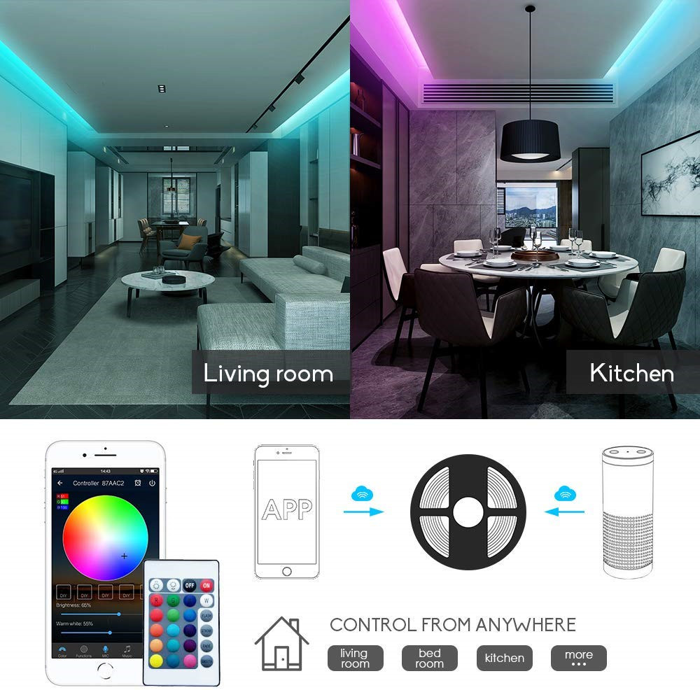 DC12V RGBW/RGBWW Wifi LED コントロ - Wifi Led Dimmer のレビューと価格
