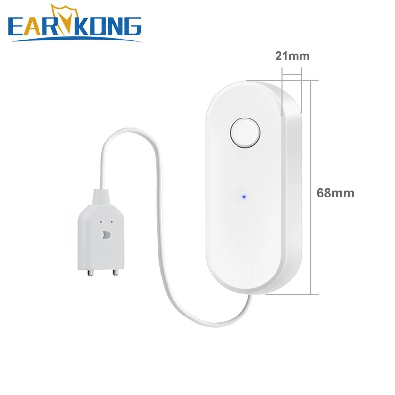 Tuya WiFi スマート水漏れセンサー液体漏れ警報オーバ - Wifi Water Sensor のレビューと価格