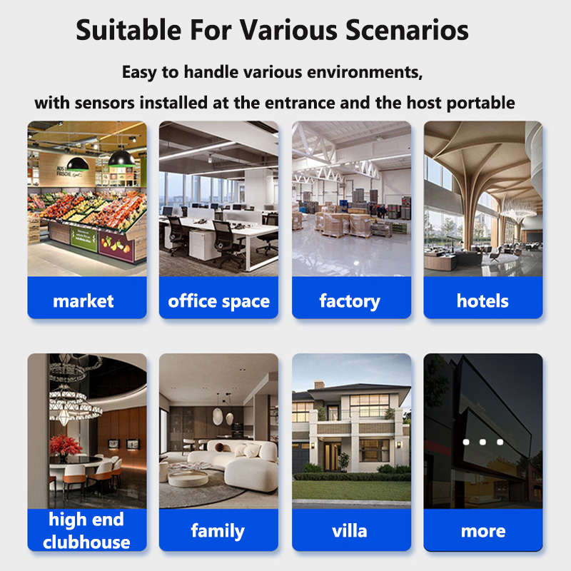 ワイヤレスウェルカムドアベル,赤外線センサー,誘導アラーム, - Wireless Door Sensor のレビューと価格
