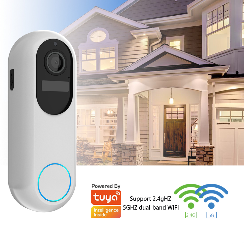 Tuya スマートビデオドアベル防水ナイトビジョンホームセキ - Smart Home Video Doorphone Ezviz のレビューと価格