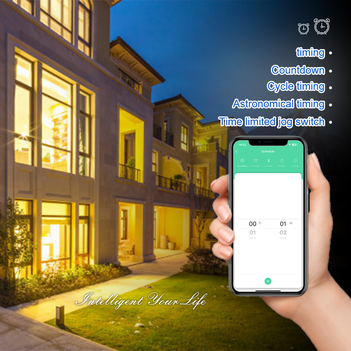 Tuya スマート E27 ソケットスイッチ APP コント - Smart Home Button のレビューと価格