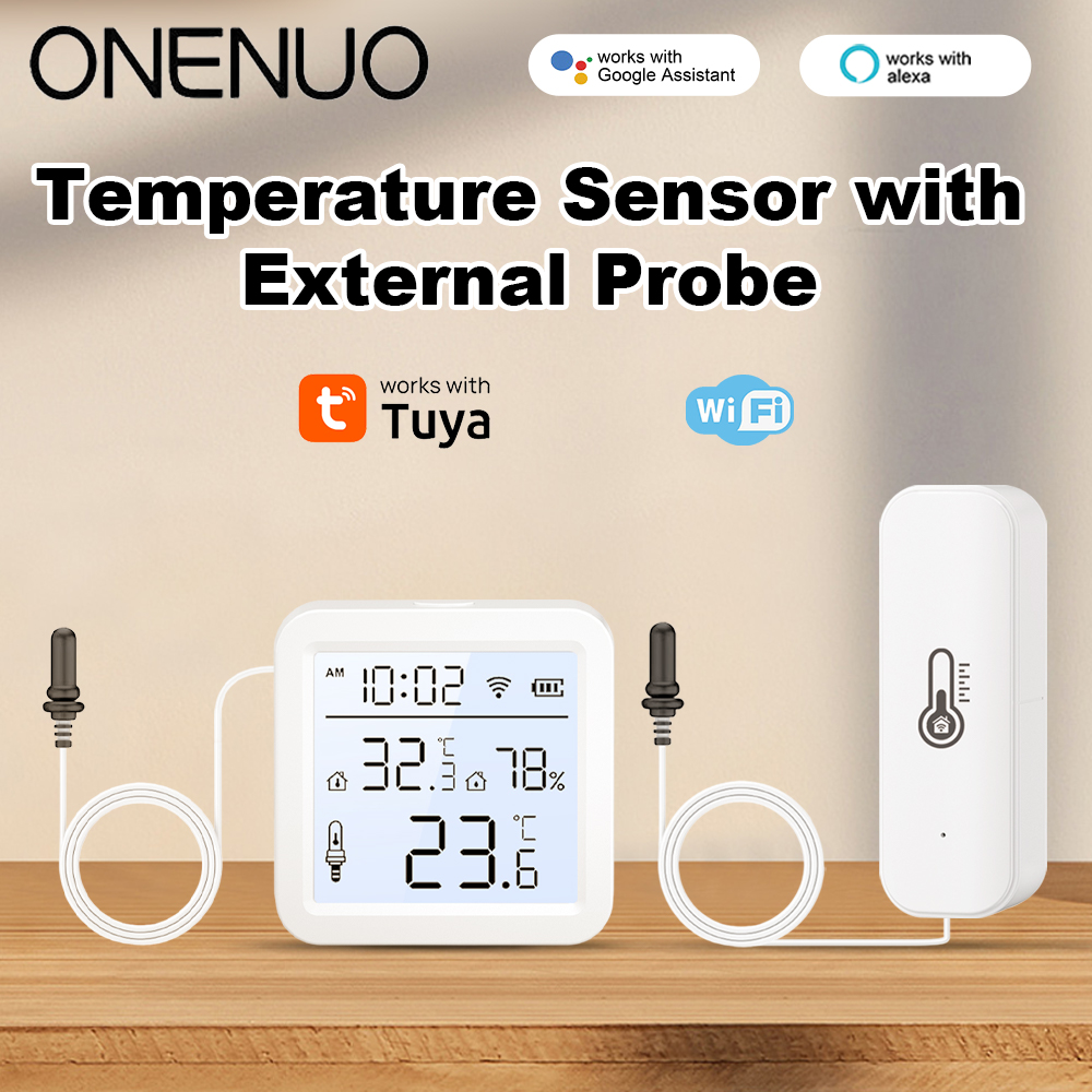 2026年新型Tuya WiFi湿度温度センサー、外部プロー - Smart Home News のレビューと価格