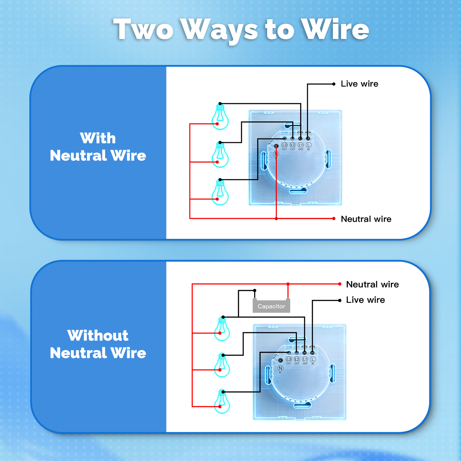 MOES Tuya Matter WiFiスマートライトガラ - Smart Home Moes のレビューと価格