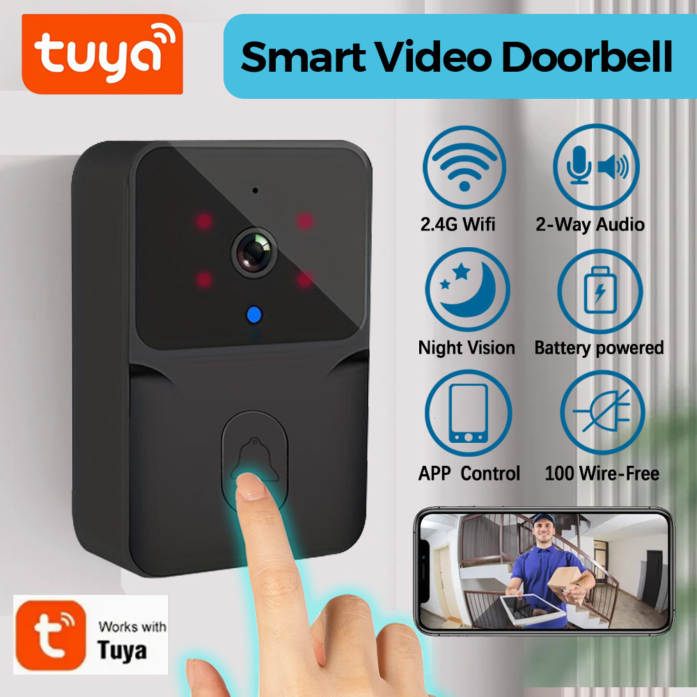 Tuya ワイヤレススマートビデオドアベル、2.4G WiF - Smart Home Video Doorphone Ezviz のレビューと価格