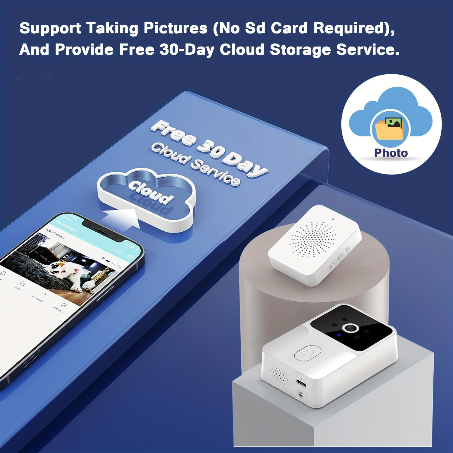Tuya ワイヤレススマートビデオドアベル、2.4G WiF - Smart Home Video Doorphone Ezviz のレビューと価格